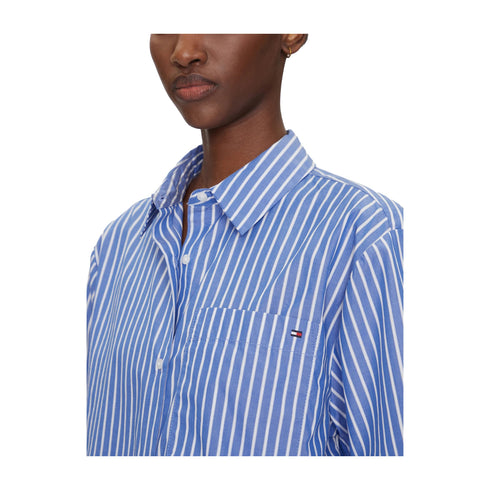 Tommy Hilfiger Camicia corta Camicia Donna corta con taschino 34 - Francavilla Moda